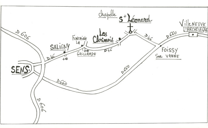 Plan de l'église