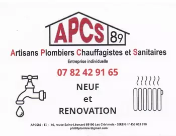 APCS 89 Plombier Chauffagiste